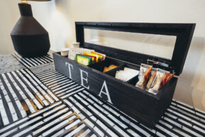 Tea box in serviced apartment